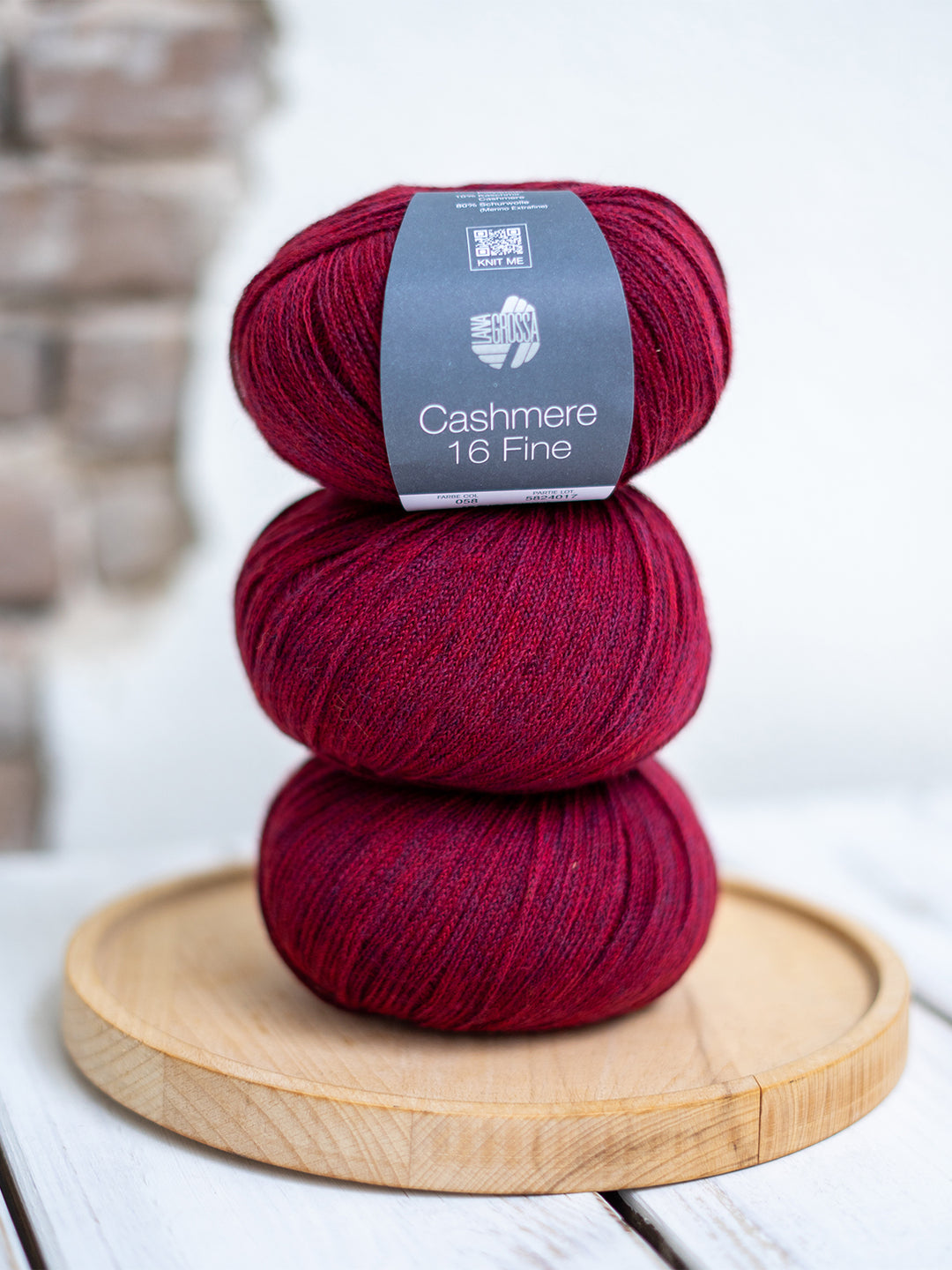 Cashmere 16 Fine 058 Bordeaux