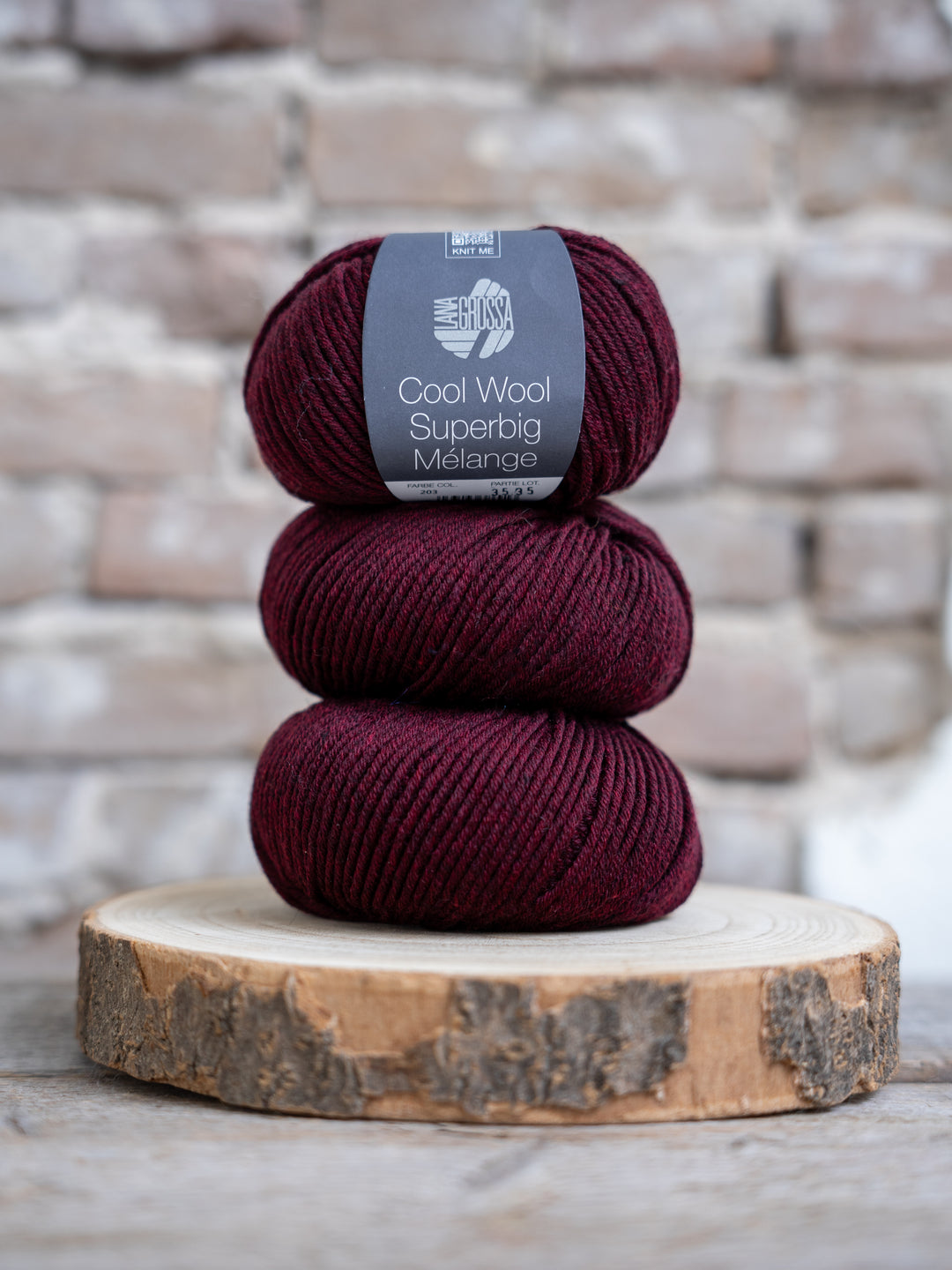 Cool Wool Superbig Mélange 203 Bordeaux