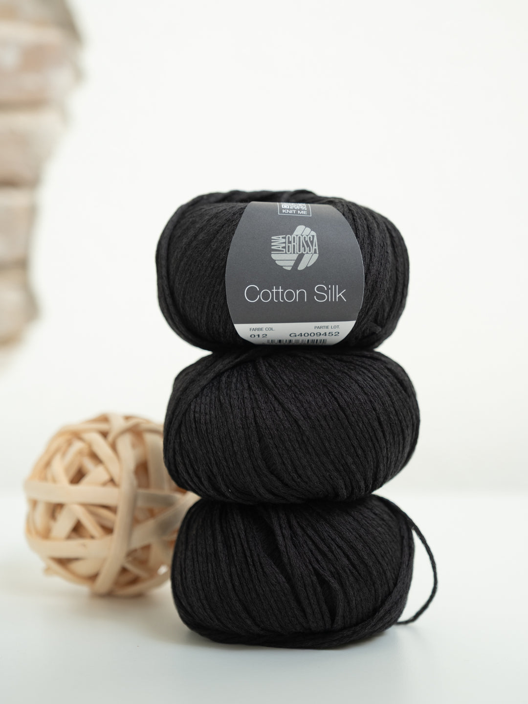 Cotton Silk 012 Zwart