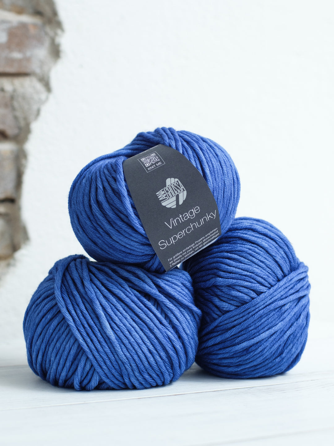 Vintage Superchunky 504 Inktblauw