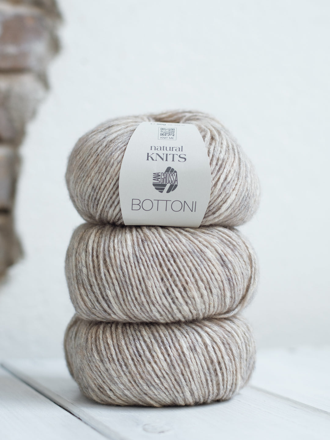 Bottoni 013 Grijsbeige/creme