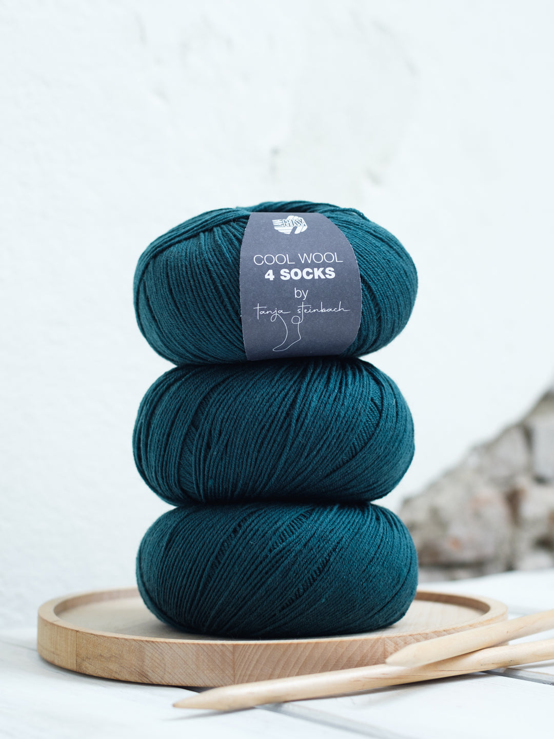 Cool Wool 4 Socks 7701 Donkergroen