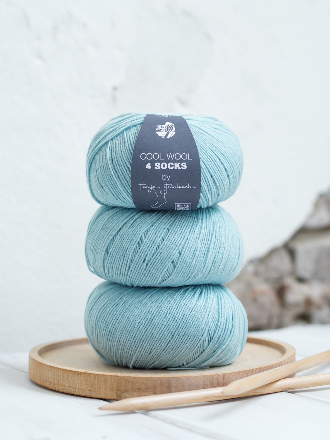 Cool Wool 4 Socks 7727 Licht Turquoise
