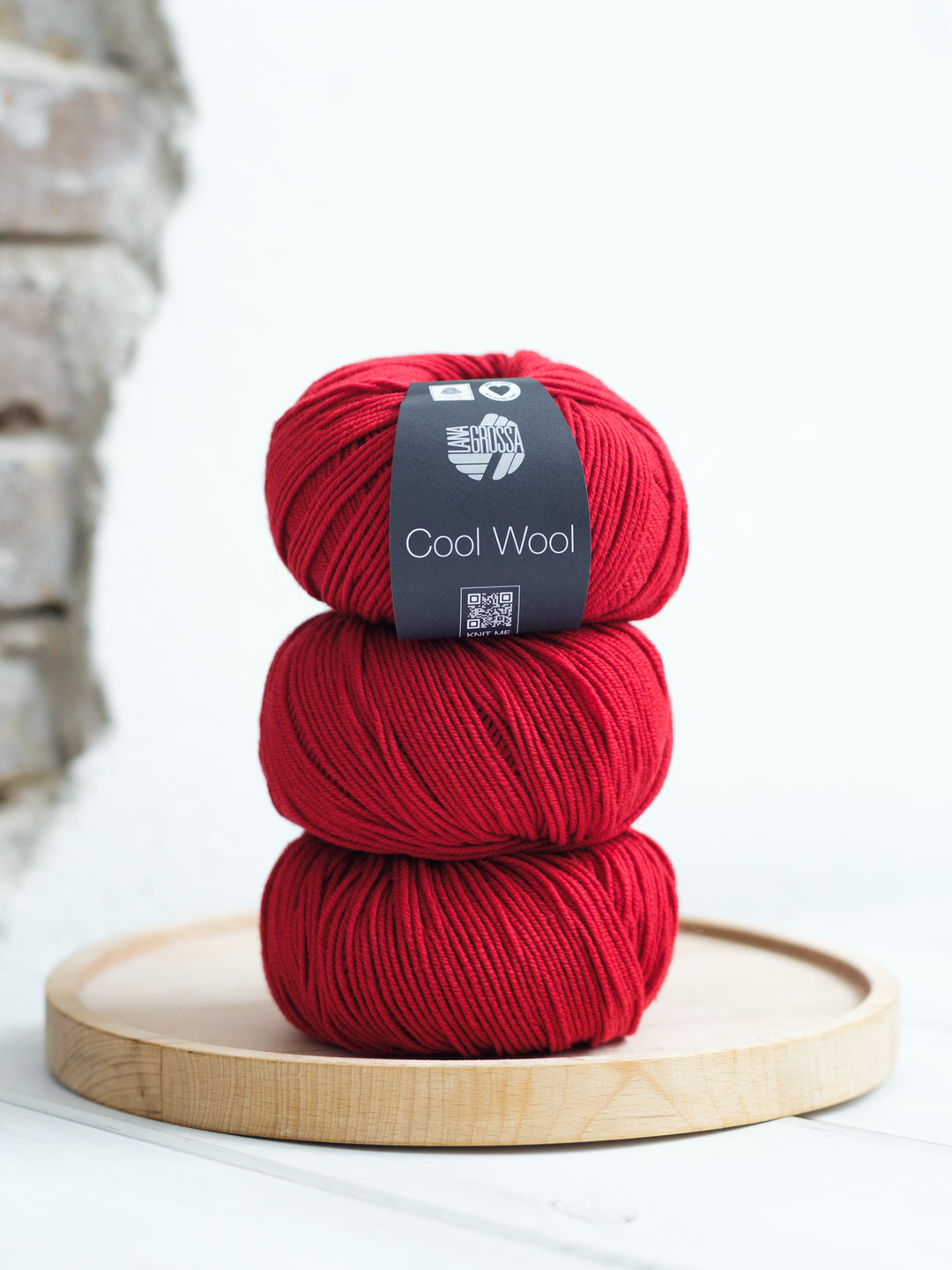 Cool Wool 514 Donker rood