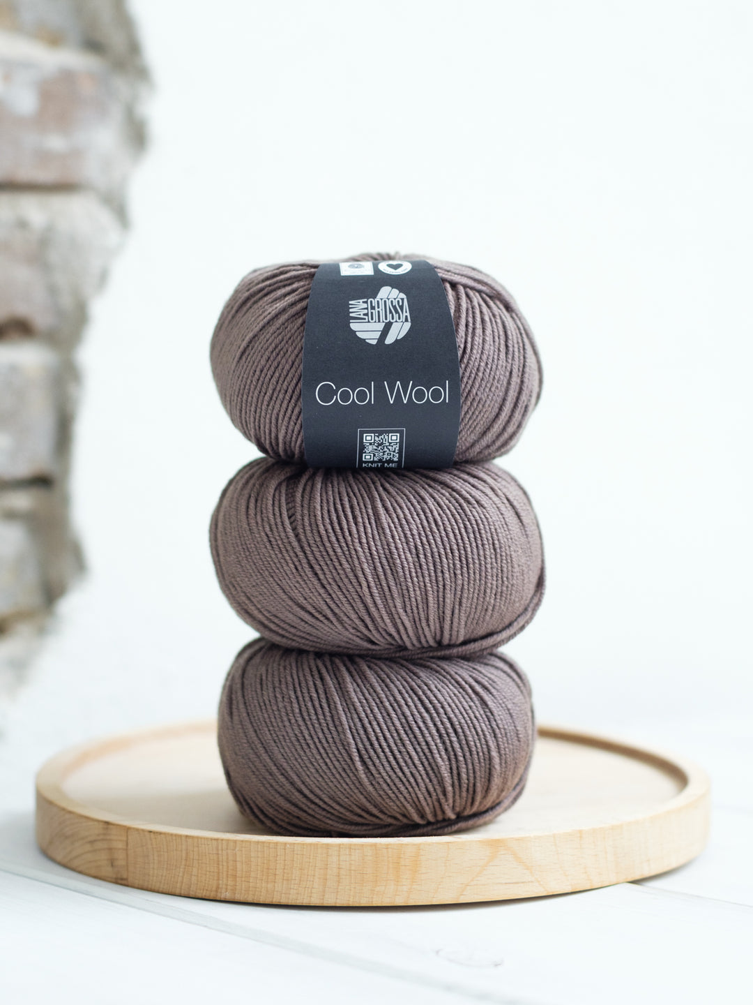 Cool Wool 558 Grijsbruin