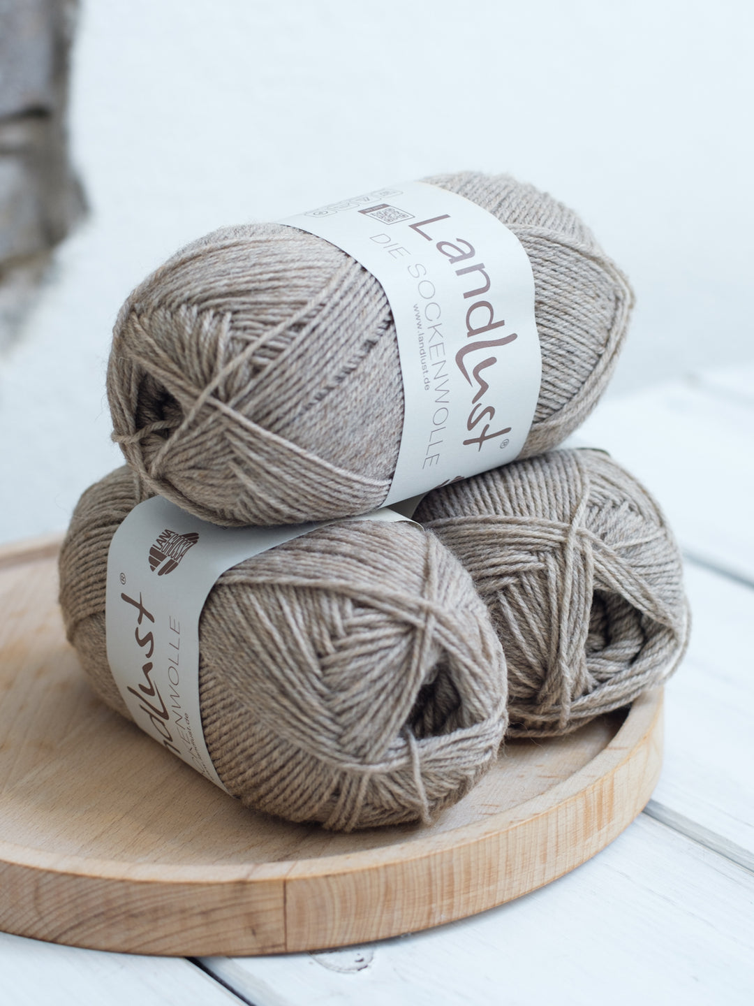 Landlust die Sockenwolle 50G Mélange 1609 Zand
