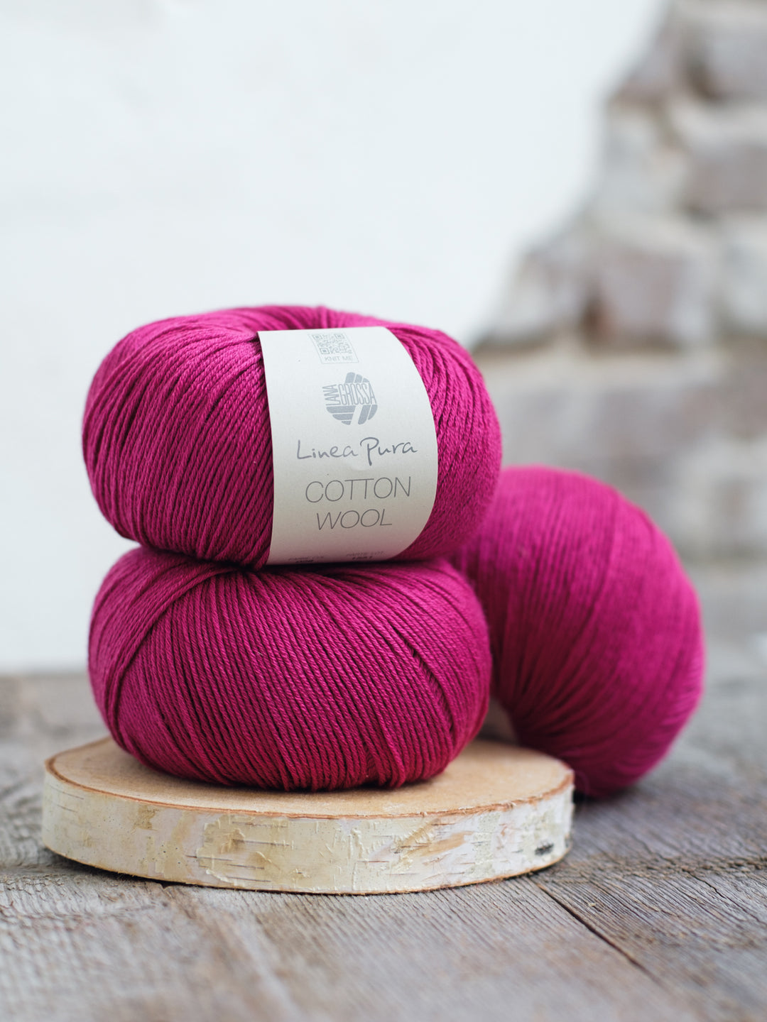 Cotton Wool 028 Donker fuchsia