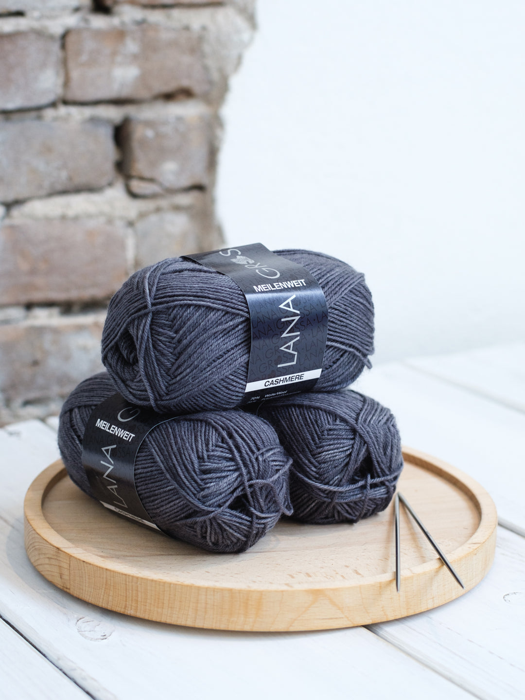 Meilenweit 50G Cashmere 007 Donkergrijs