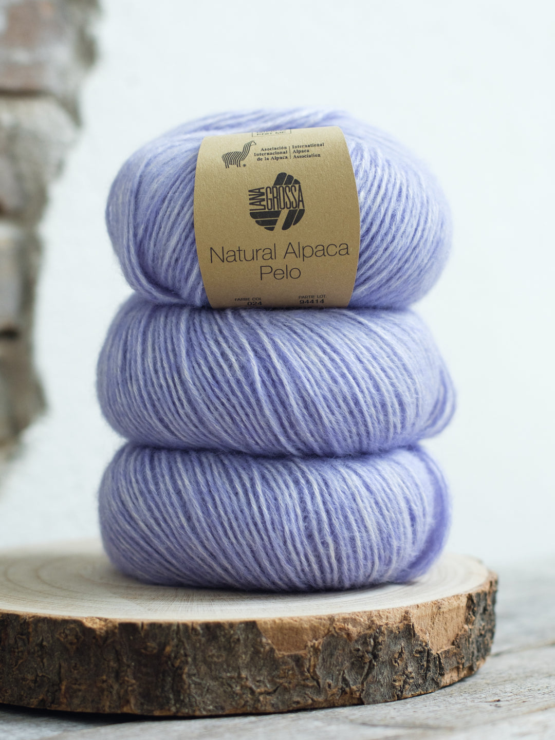 Natural Alpaca Pelo 024 Violetblauw gemeleerd