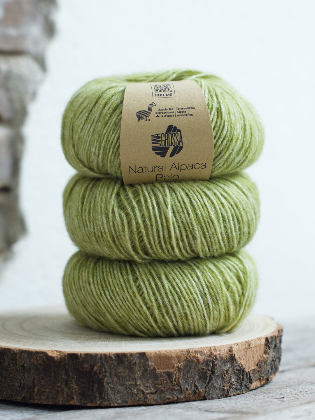 Natural Alpaca Pelo 026 Kiwi gemeleerd