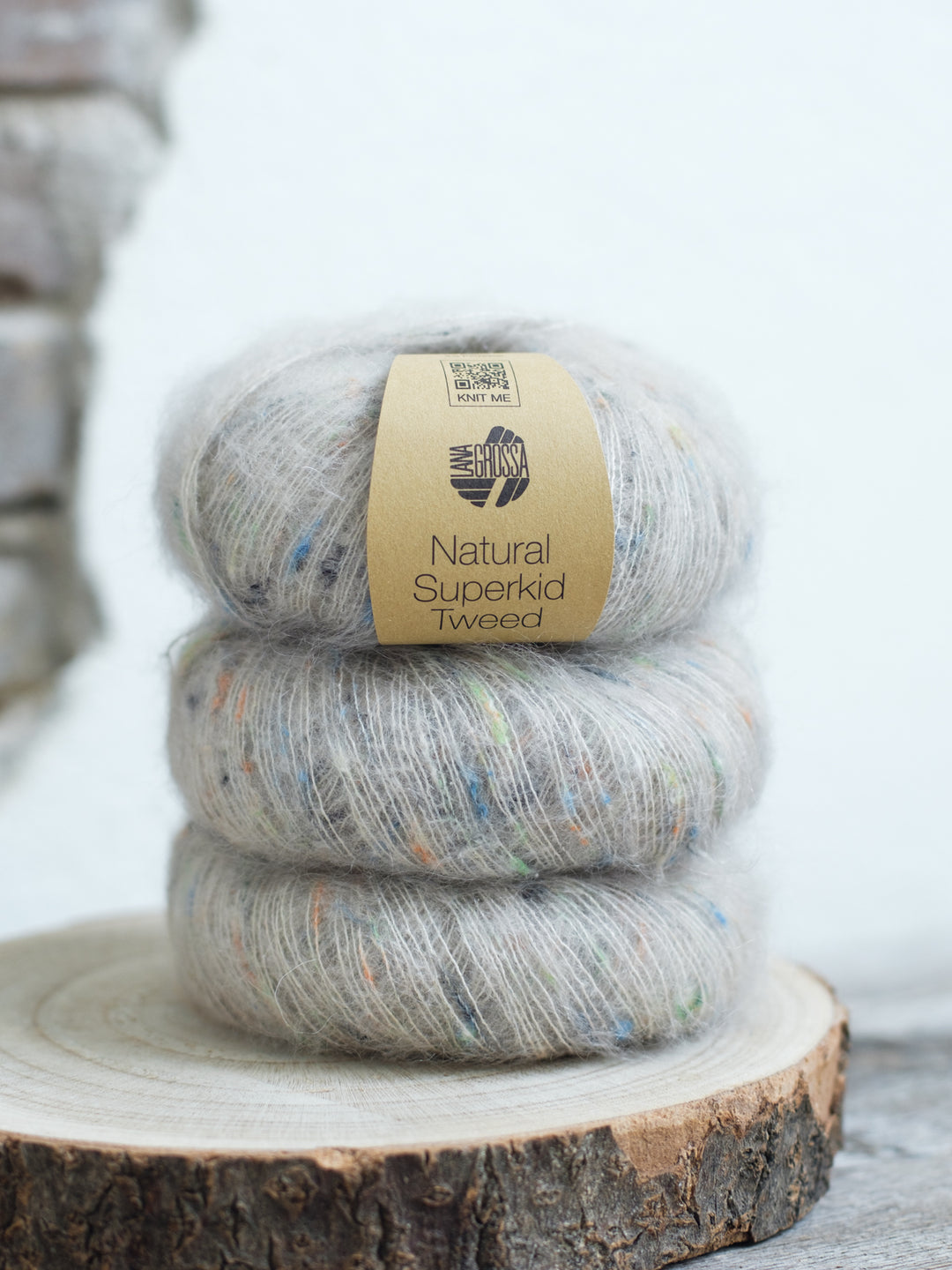 Natural Superkid Tweed 614 Natuur