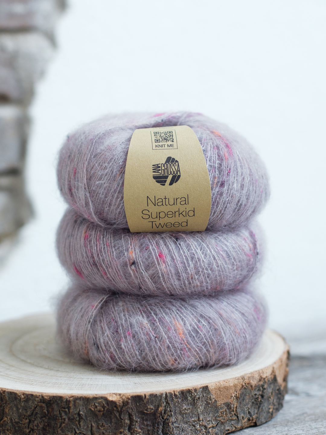 Natural Superkid Tweed 622 Rozebeige