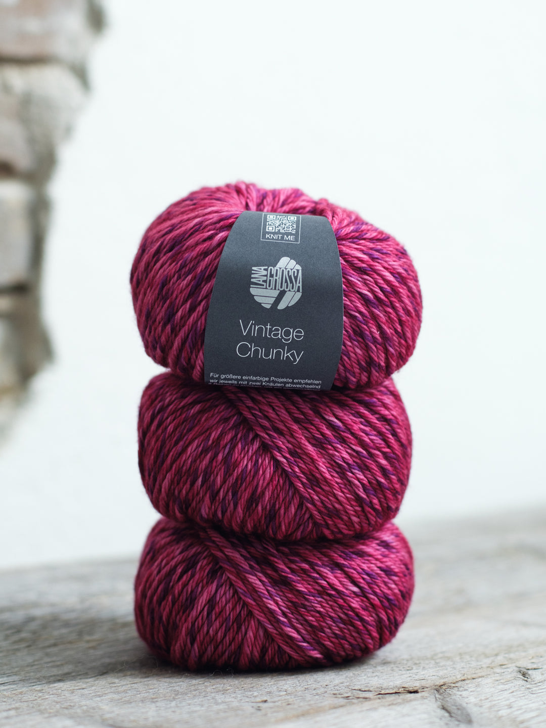 Vintage Chunky 009 Wijnrood/Violet
