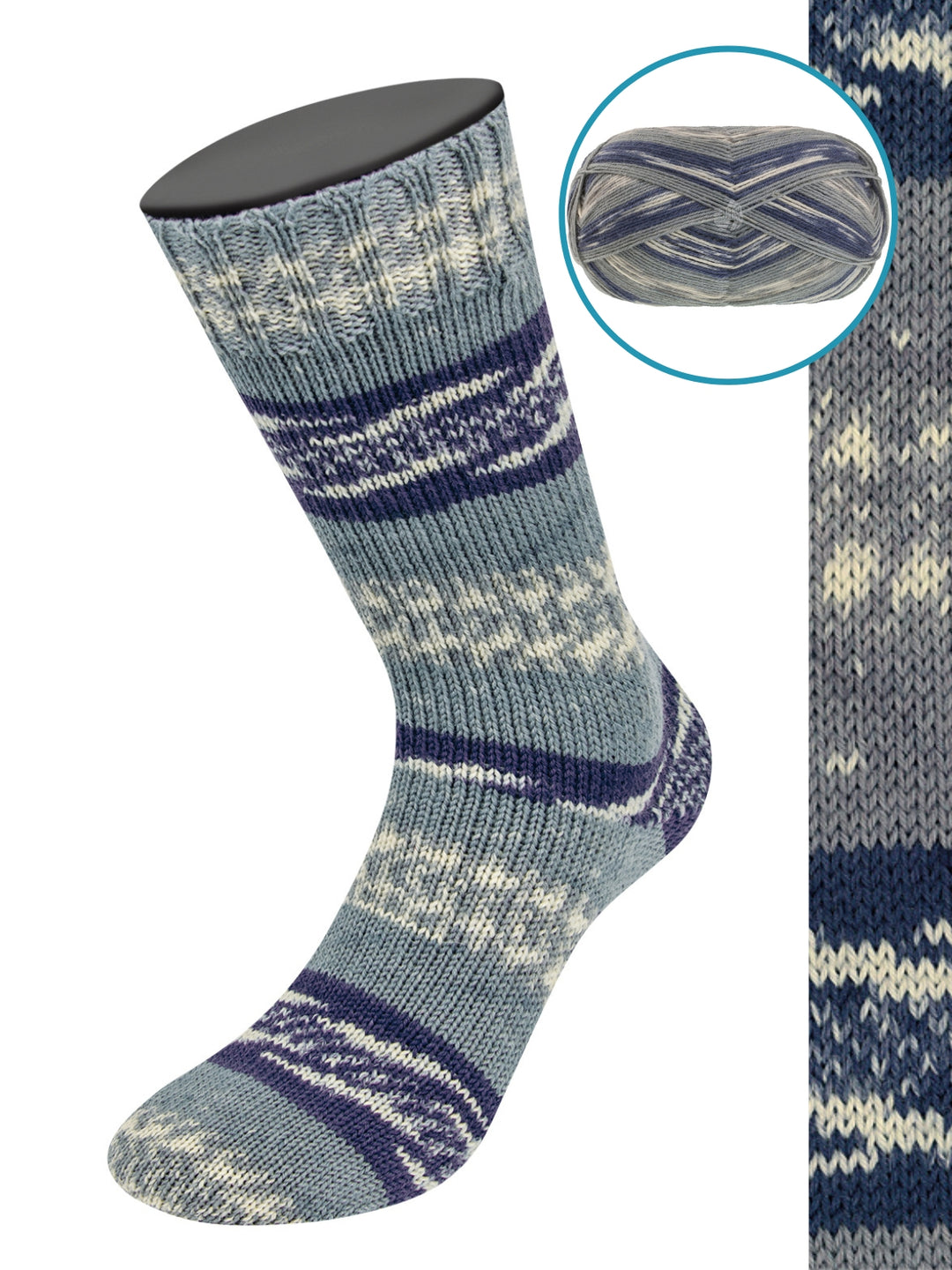 Meilenweit 100 Denim Mix Blue 659