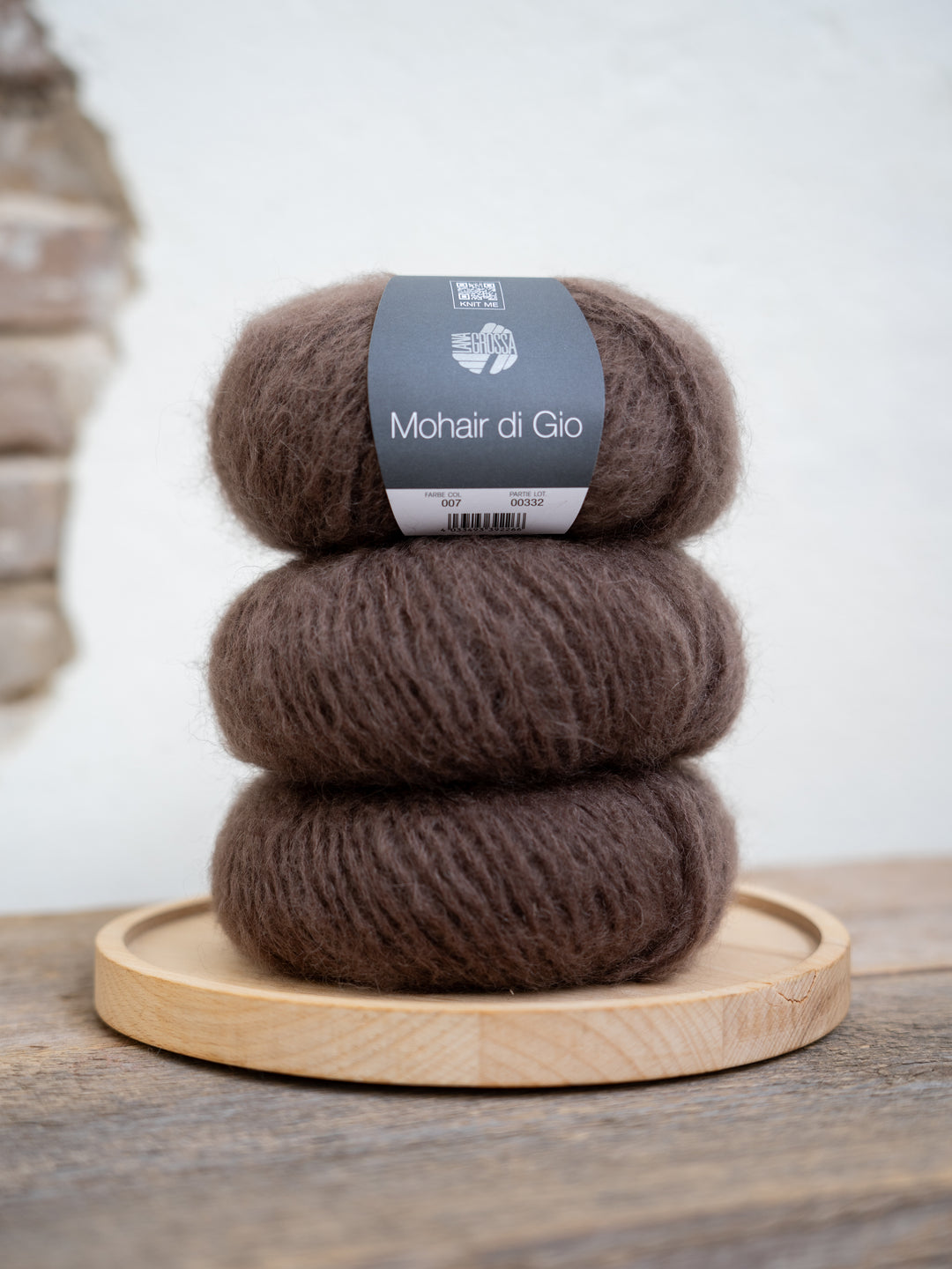 Mohair Di Gio 007 Grijsbruin