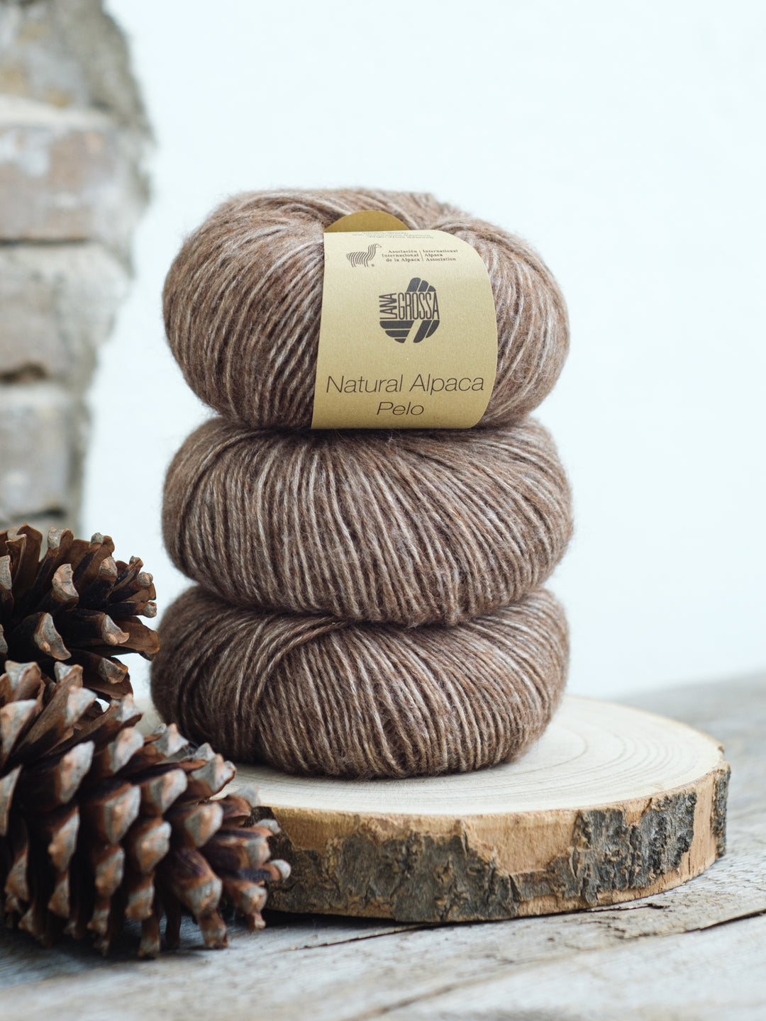 Natural Alpaca Pelo 008 Donkerbruin