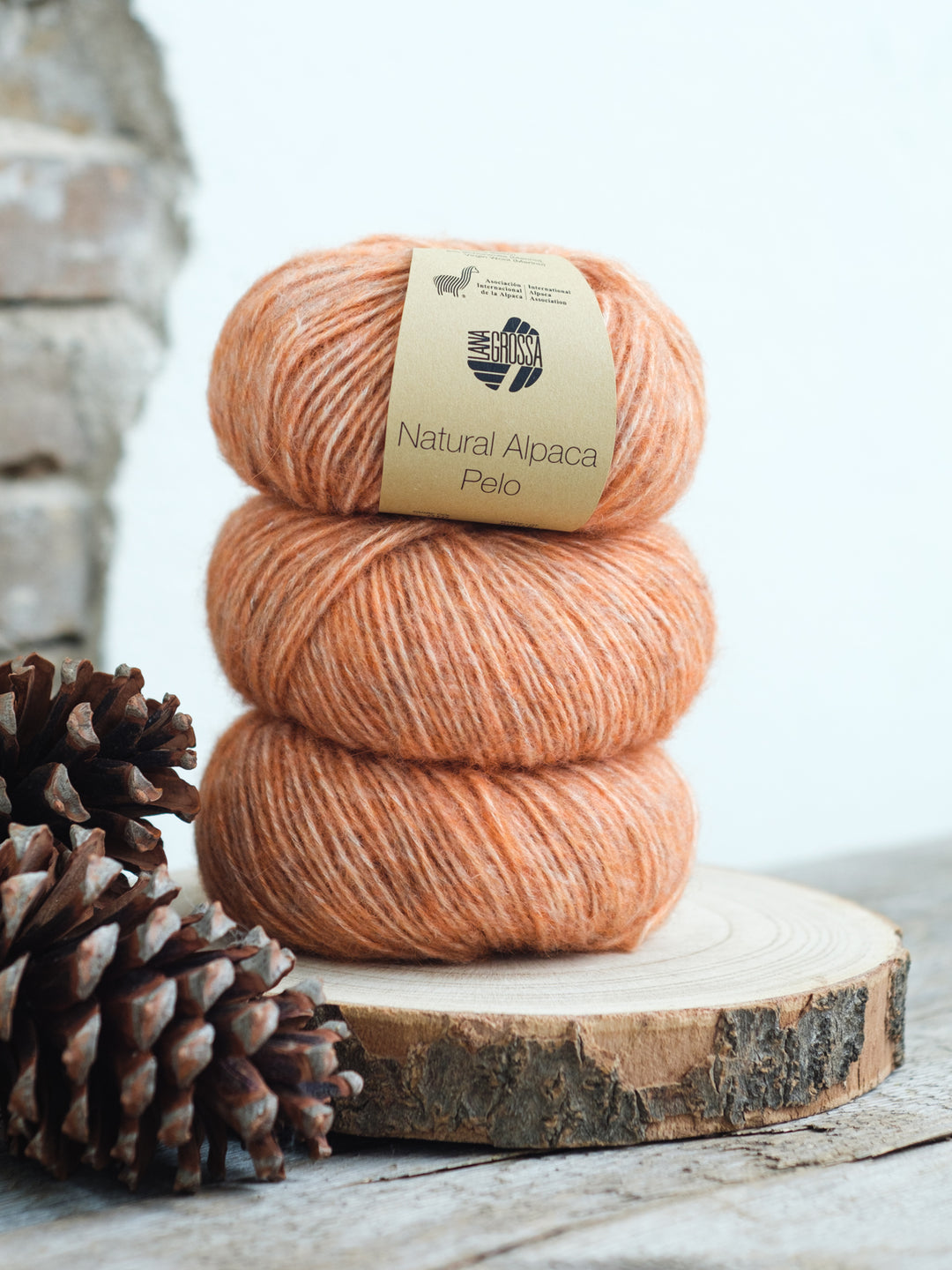Natural Alpaca Pelo 010 Roest gemeleerd