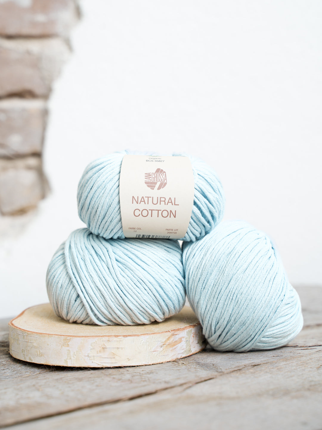 Natural Cotton 012 Lichtblauw