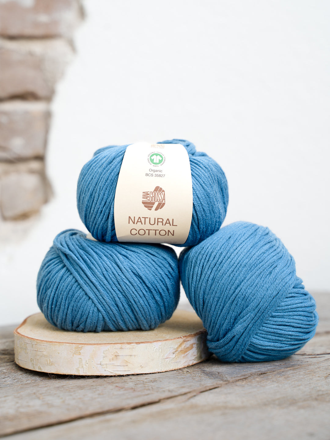 Natural Cotton 014 Blauw