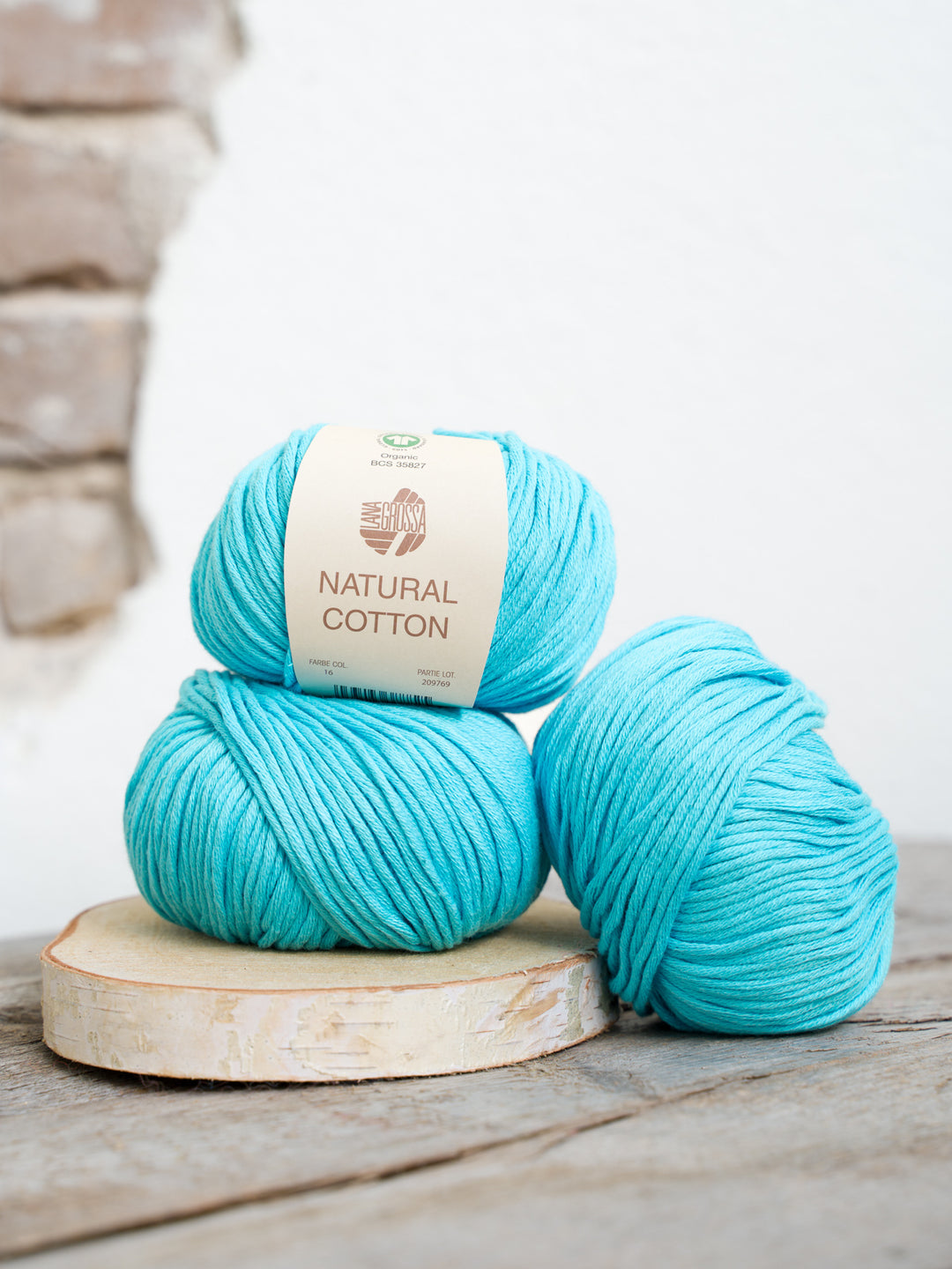 Natural Cotton 016 Turquoise