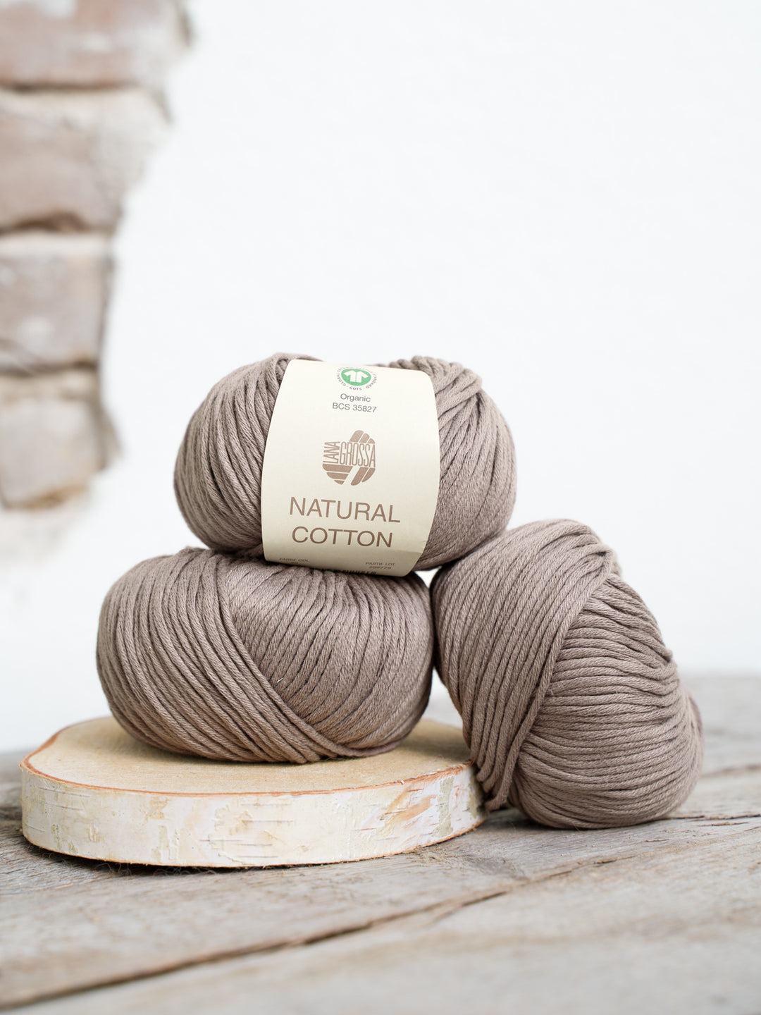 Natural Cotton 020 Grijsbruin