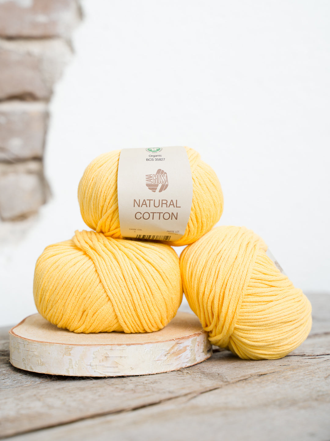 Natural Cotton 005 Geel