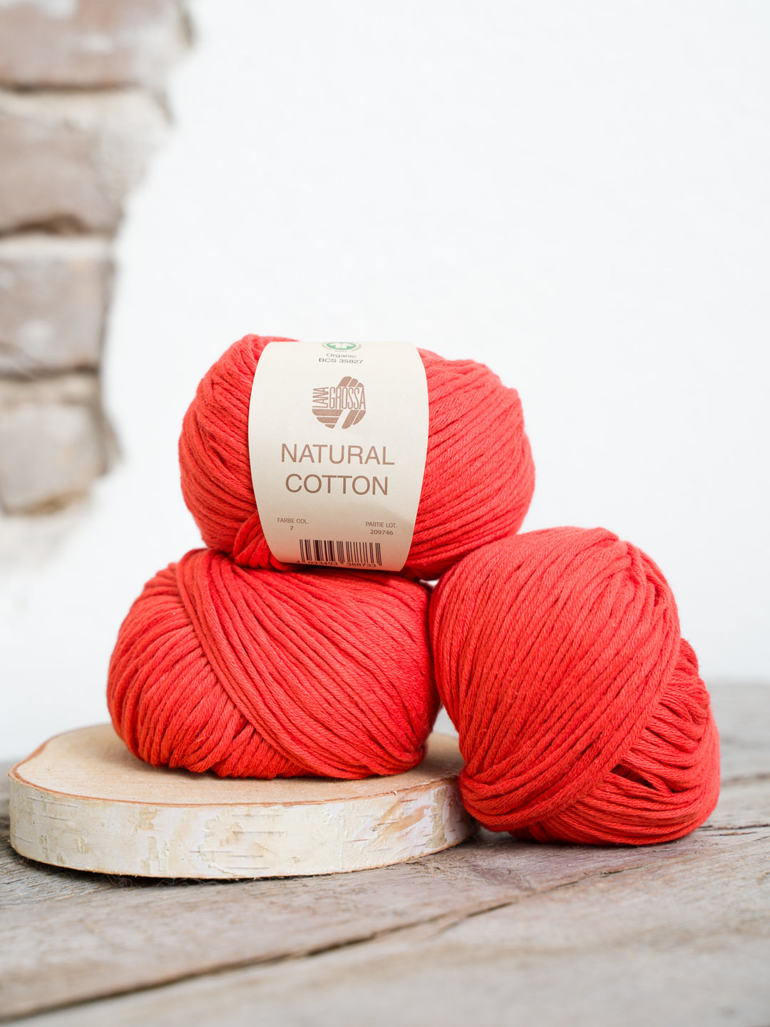 Natural Cotton 007 Rood