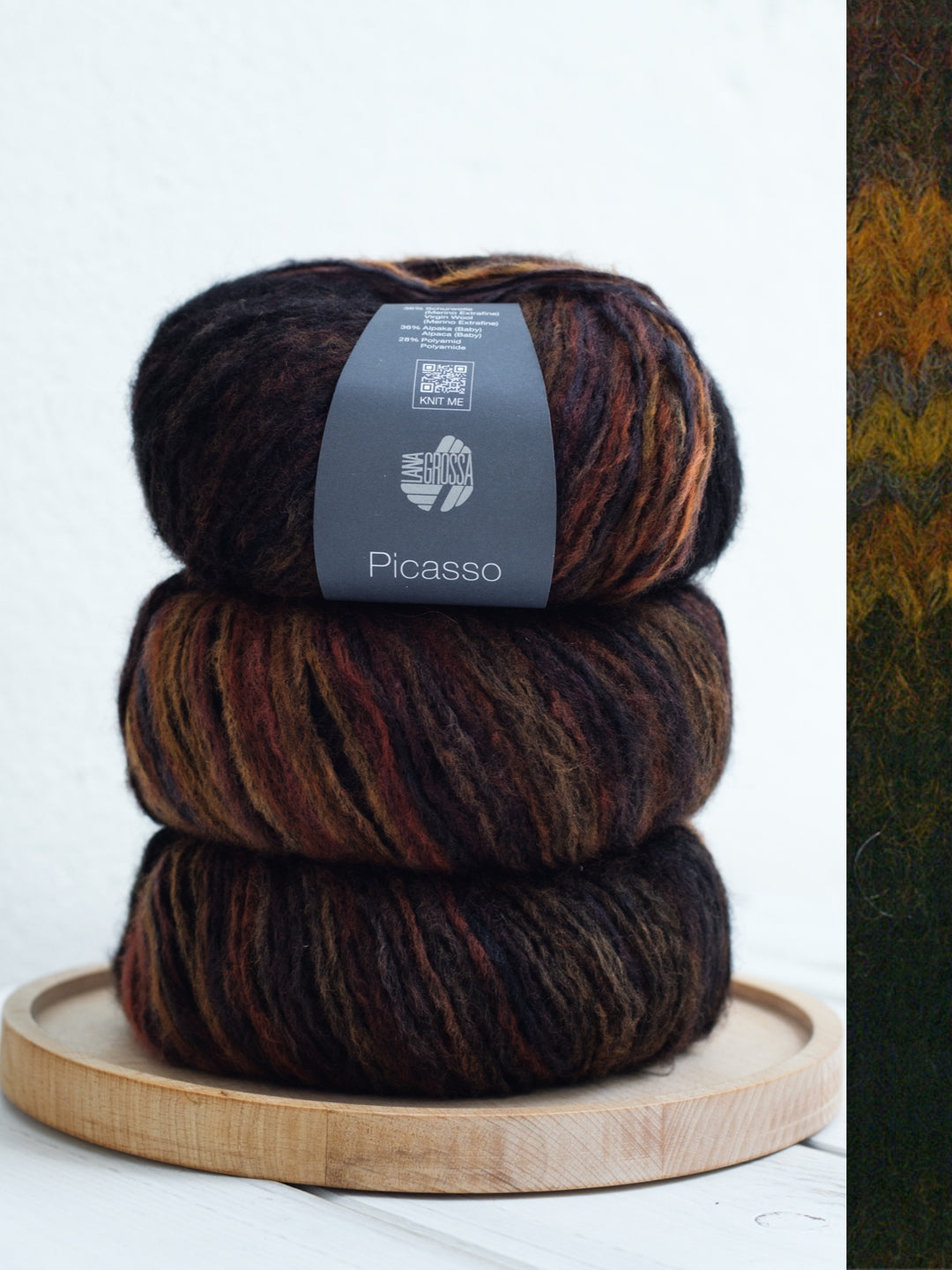 Picasso 006 Oker / Nougat / Zwartbruin / Donkergrijs / Mokka