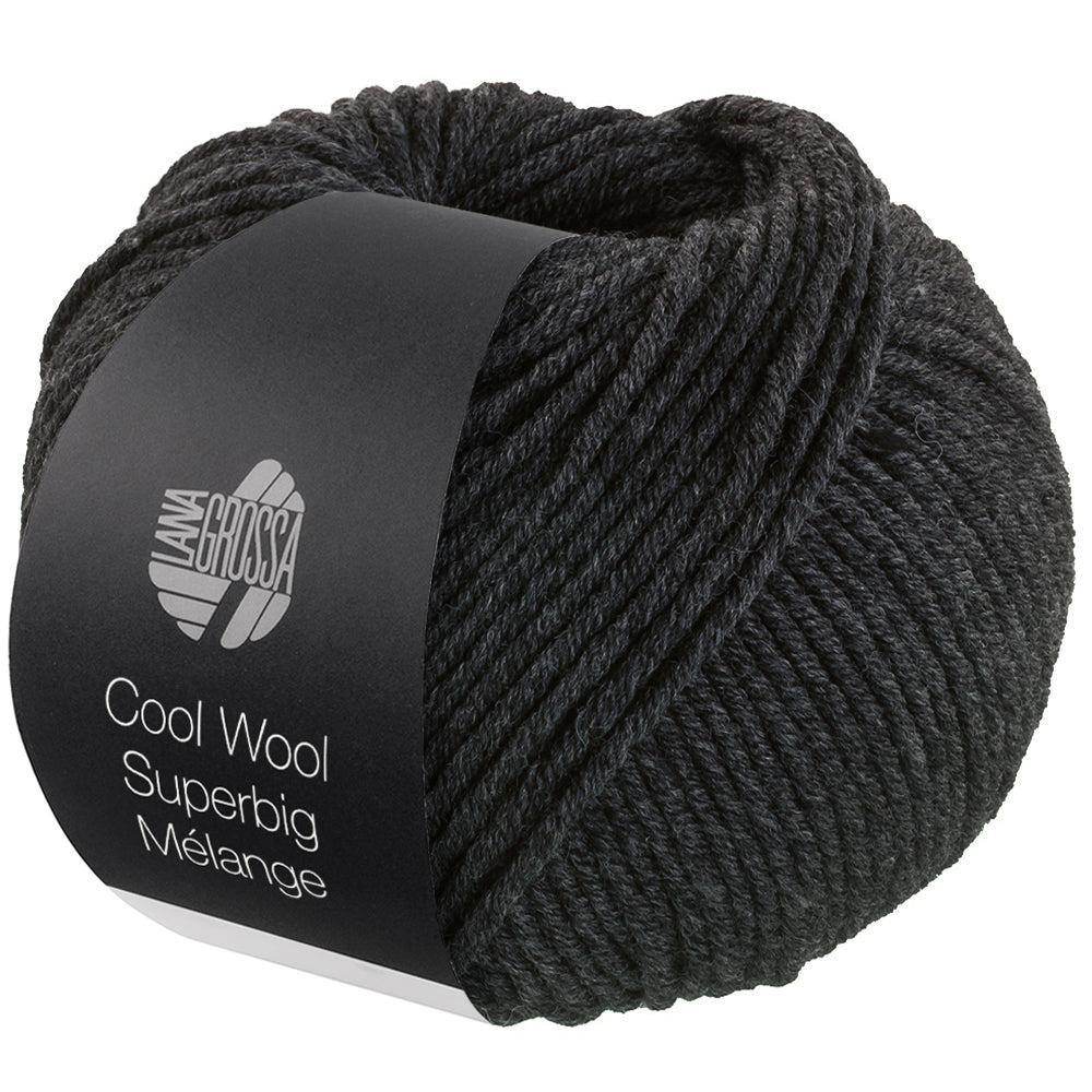 Cool Wool Superbig Mélange 218 Donkergrijs