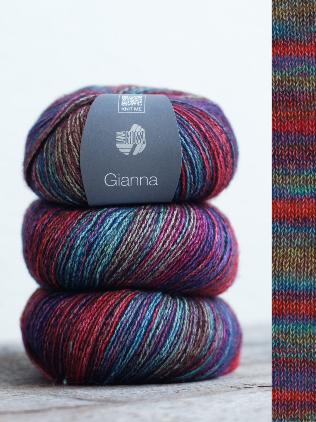 Gianna 007 Rood/turquoise/navy/cyclaam/geel-groen