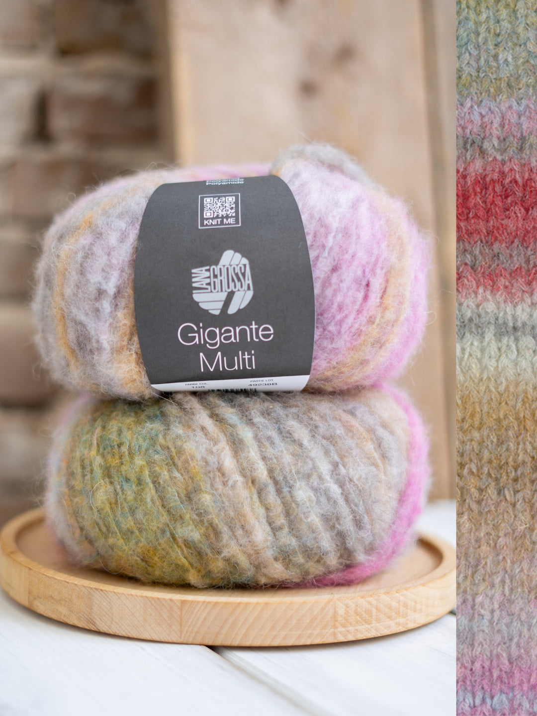 Gigante Multi 108 Groen/zandbeige/bleeklila/lila/donkerrood/parelmoer/grijsbeige/camel