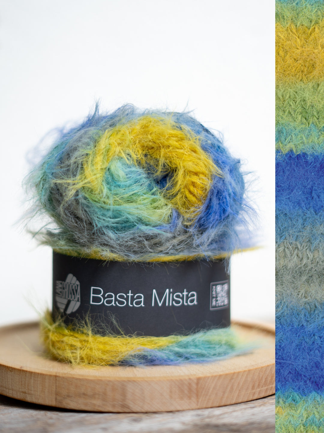 Basta Mista 101 Mosterd/limoengroen/blauw/grijs