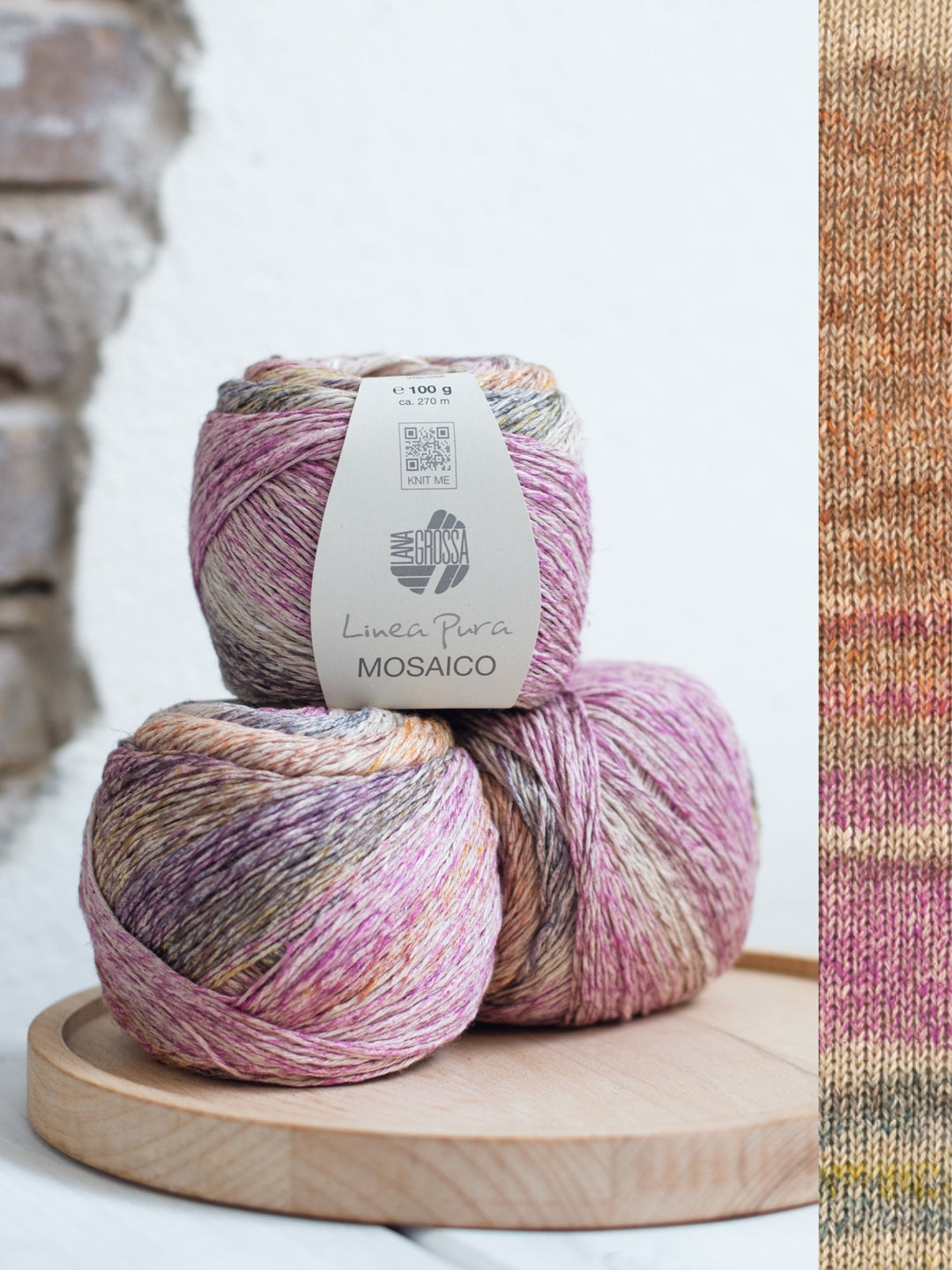 Mosaico 012 Fuchsia / Natuur / Taupe / Camel / Framboos / Grijs / Geel