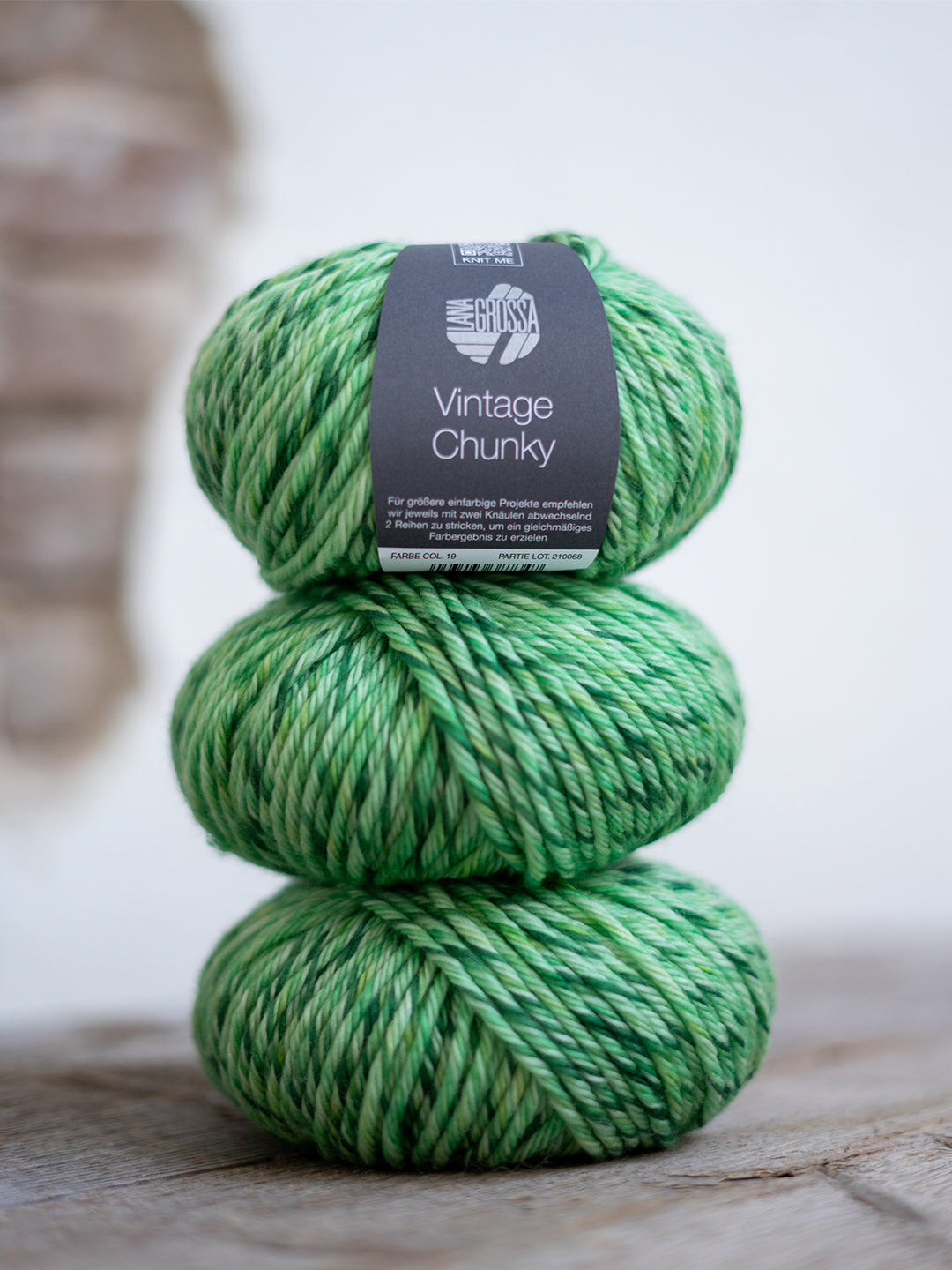 Vintage Chunky 019 Licht/donkergroen