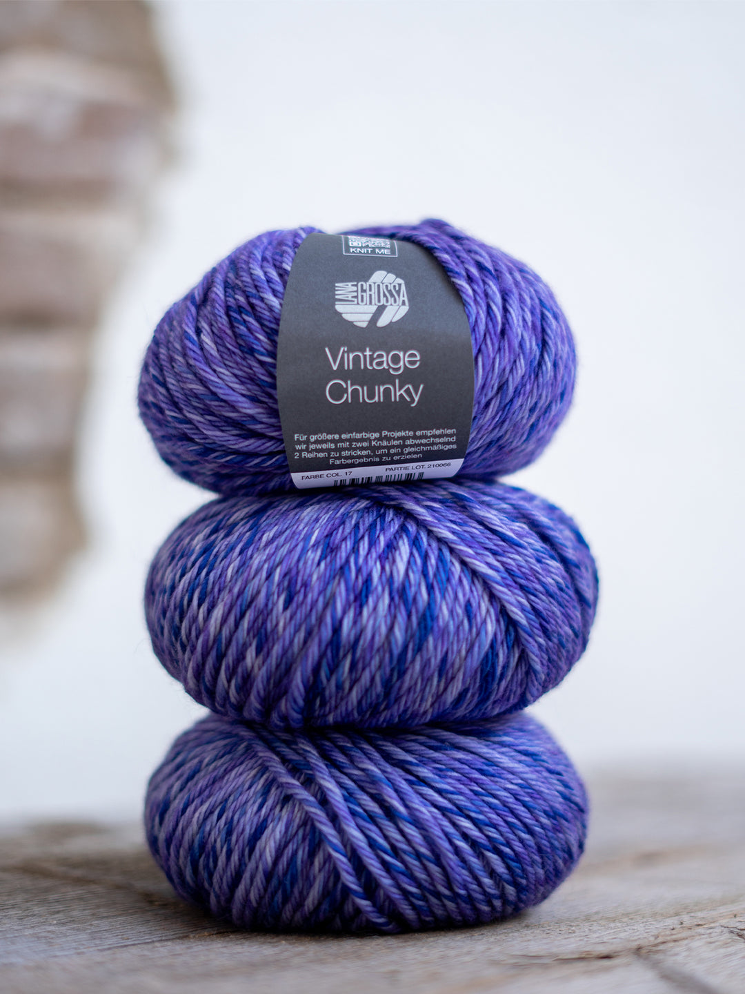 Vintage Chunky 017 Grijspaars/donkerblauw