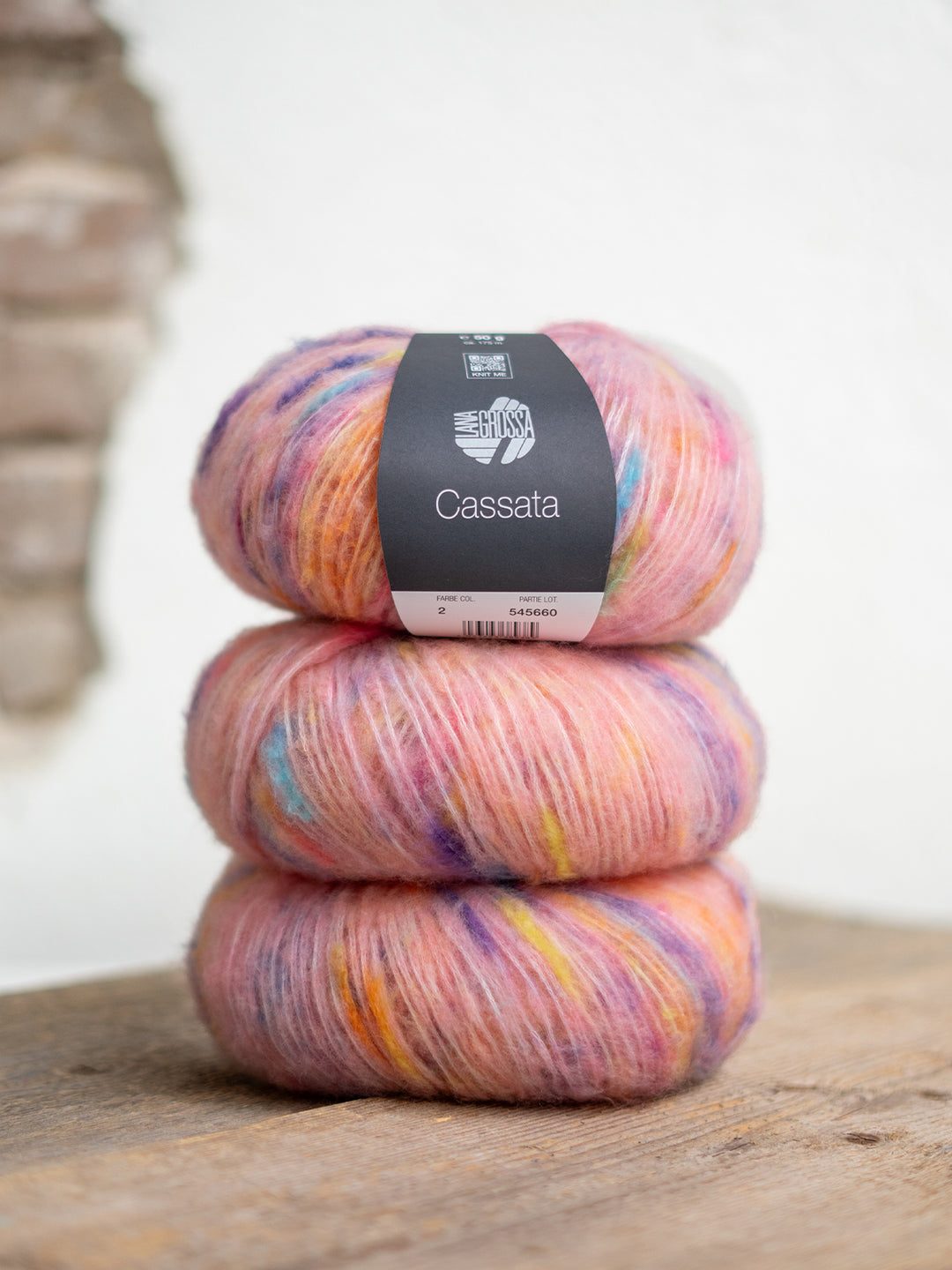 Cassata 002 Rosé/lichtrood/geel/lila/mandarijn