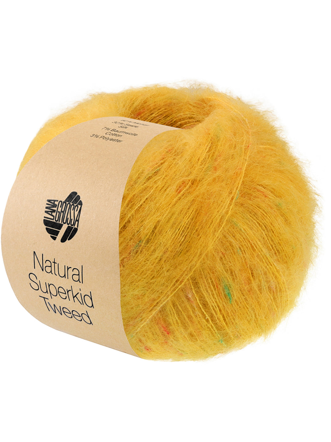 Natural Superkid Tweed 644 Saffraangeel