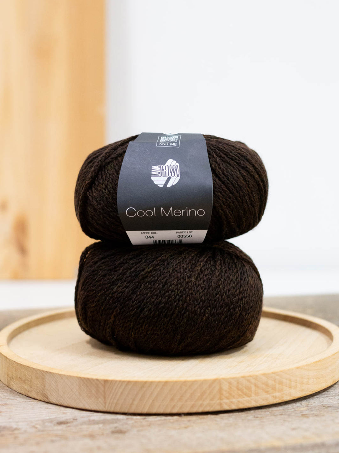 Cool Merino 044 Donker grijsbruin