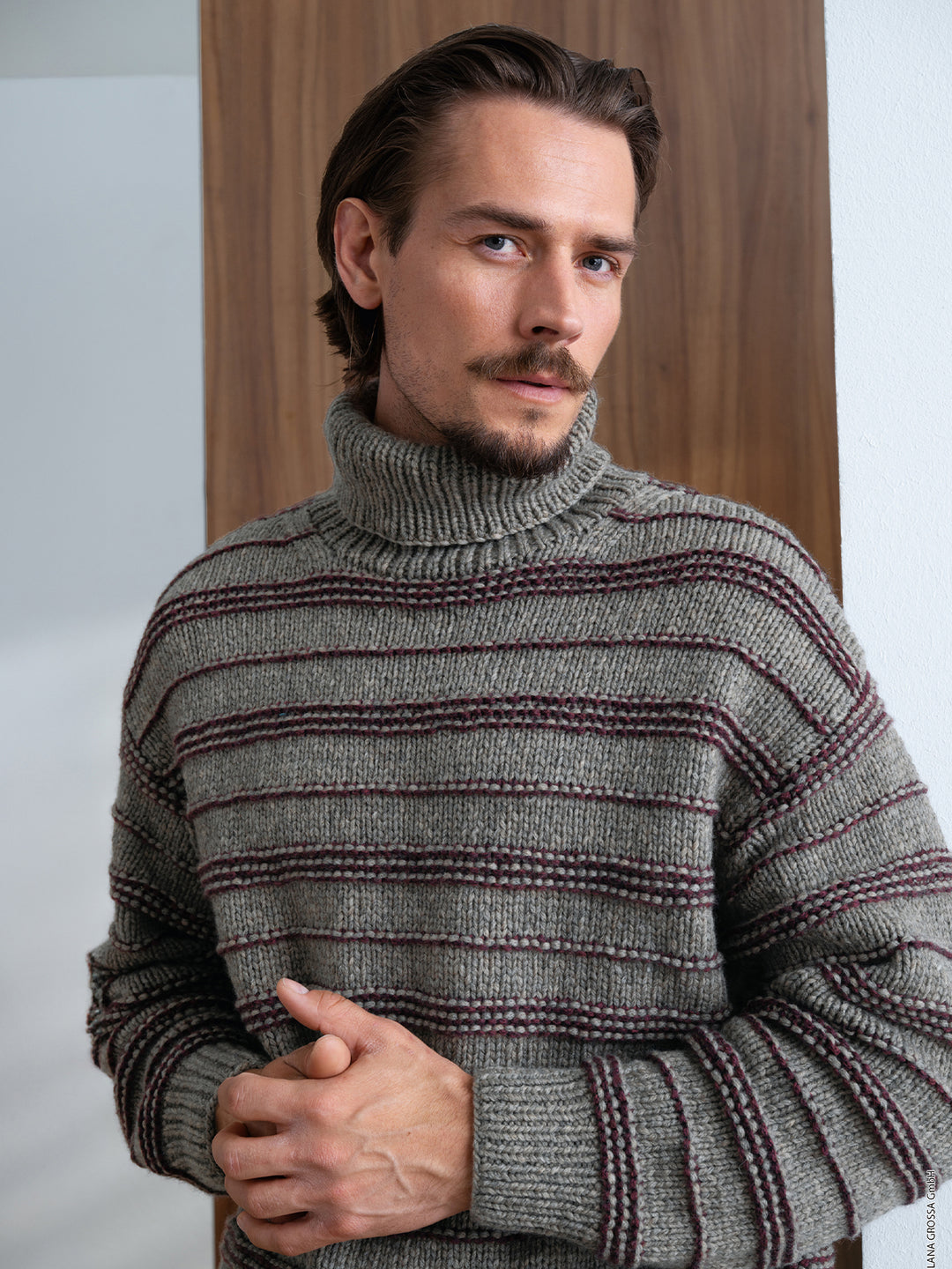 Breipakket Alta Moda Cashmere 16 strepentrui voor hem