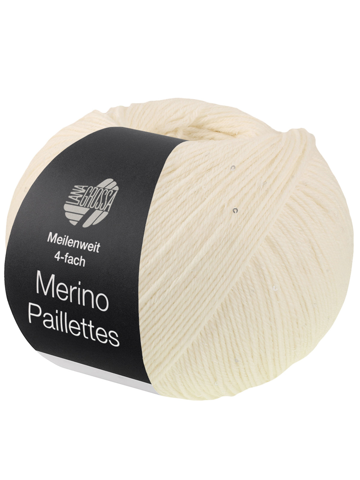 Meilenweit 100 Merino Paillettes 2308 Crème