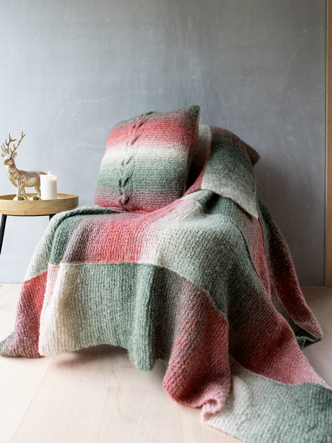 Breipakket Christmas Edition Gigante Lurex kussenhoes