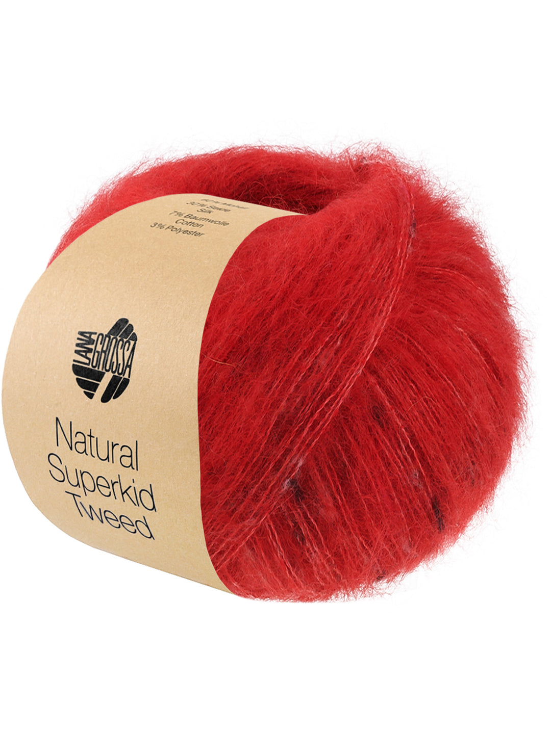 Natural Superkid Tweed 641 Rood