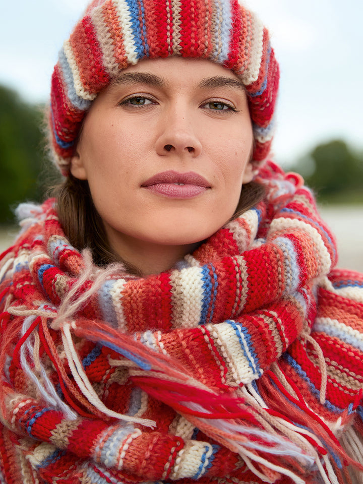 Breipakket Mohair Di Gio Cool Wool Superbig Cool Merino sjaal + muts