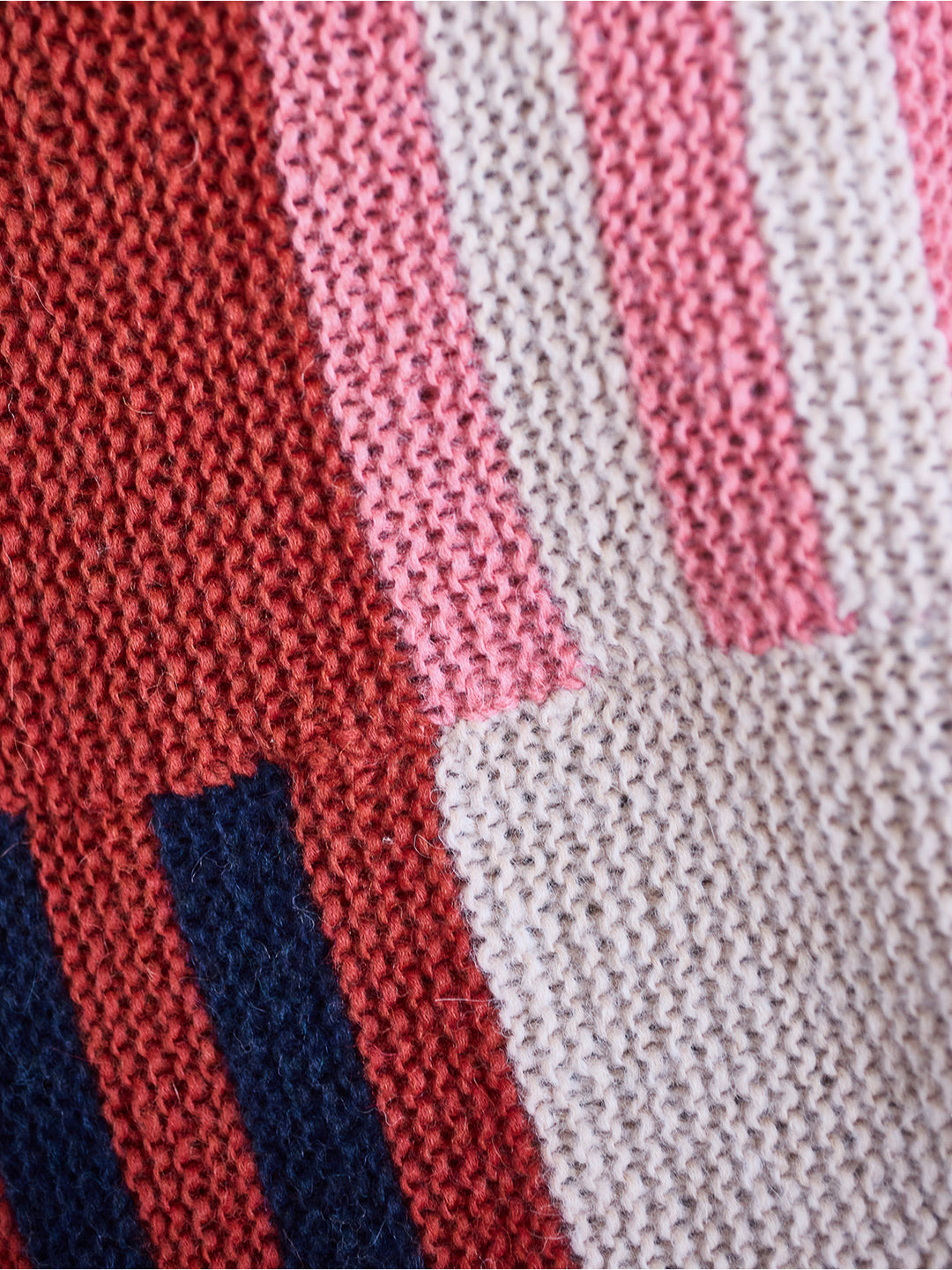 Breipakket Brigitte no. 2 blokjes deken met strepen