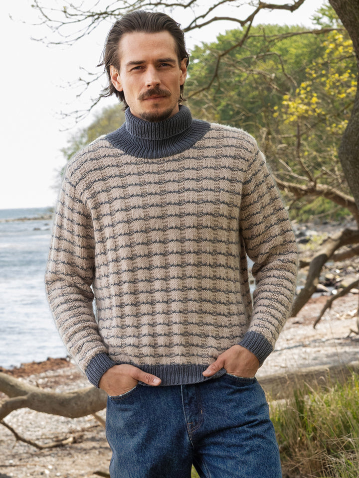Breipakket Cool Wool Silkhair trui voor hem