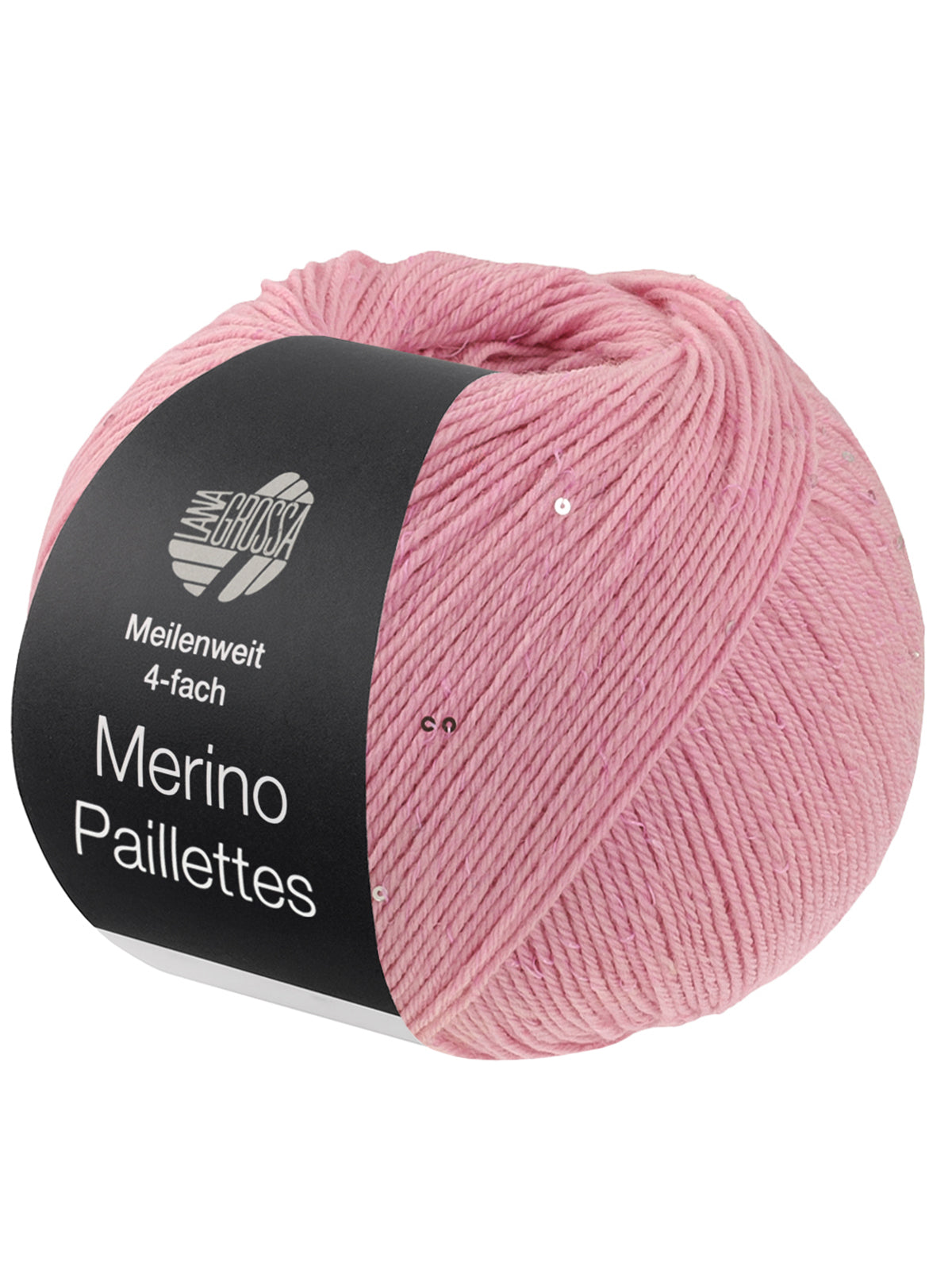 Meilenweit 100 Merino Paillettes 2301 Roze