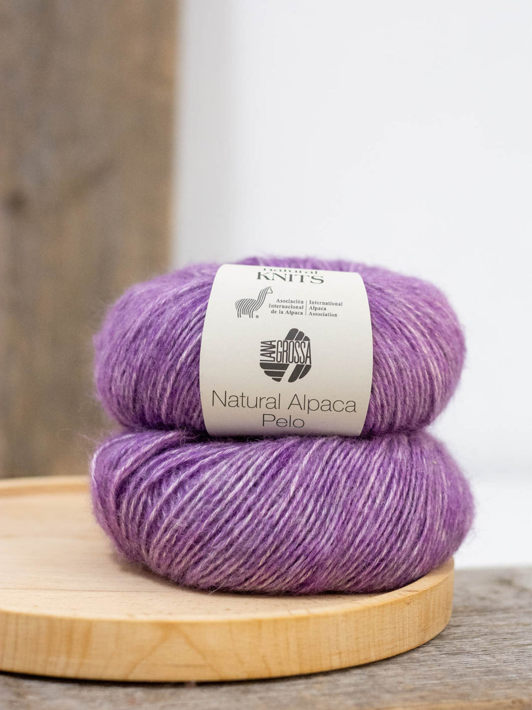 Natural Alpaca Pelo 037 Lila gemeleerd