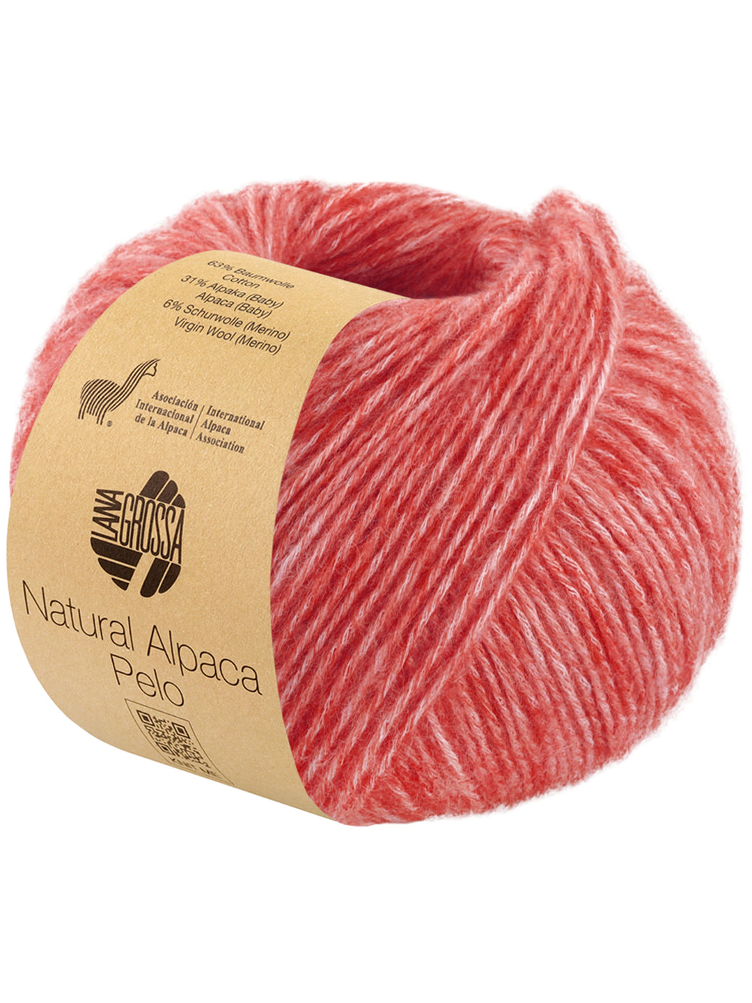 Natural Alpaca Pelo 038 Lichtrood gemeleerd