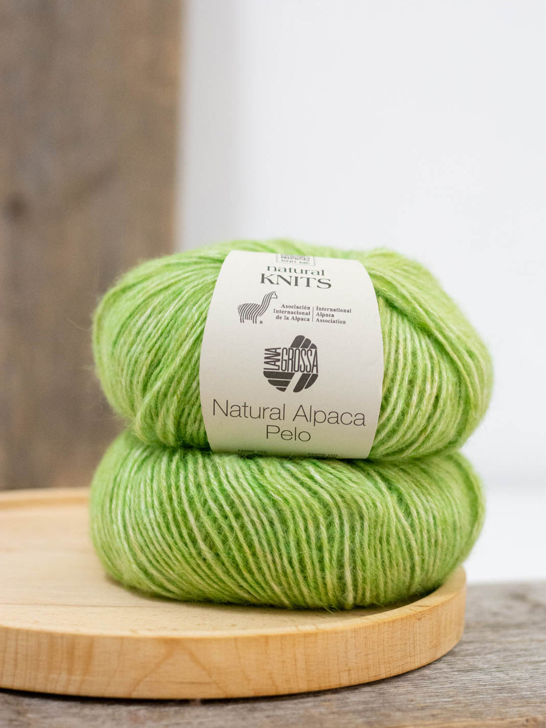 Natural Alpaca Pelo 033 Meigroen gemeleerd