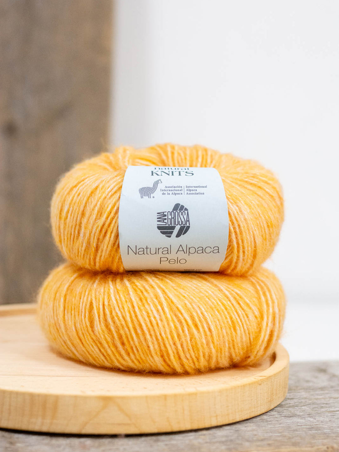Natural Alpaca Pelo 032 Zonnegeel gemeleerd